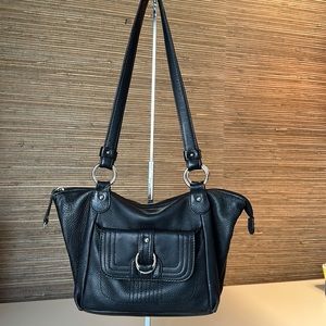 Stone Mountain Black Shoulder Bag